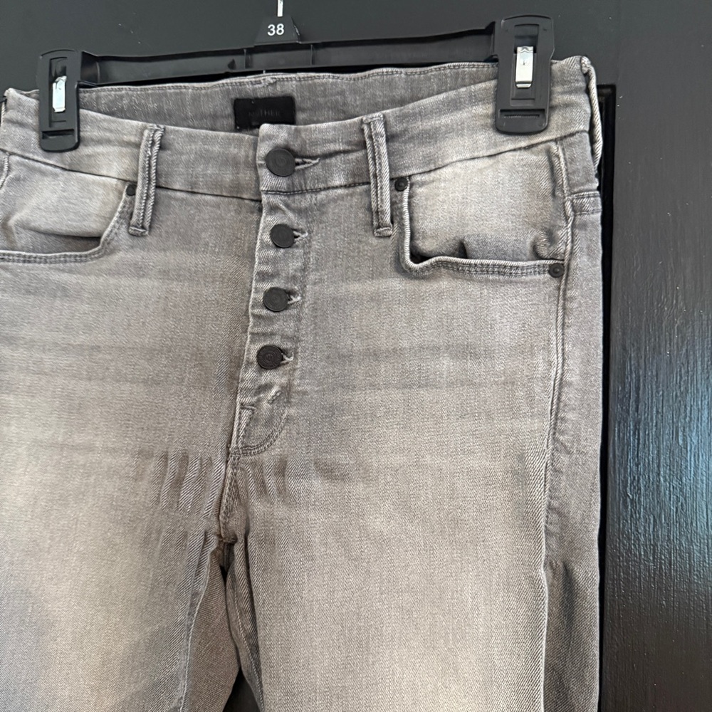 Mother Grey The Pixie Skinny Jeans - Picture 2 of 8